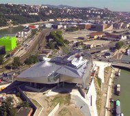 La ville de Lyon filmée par un drone.