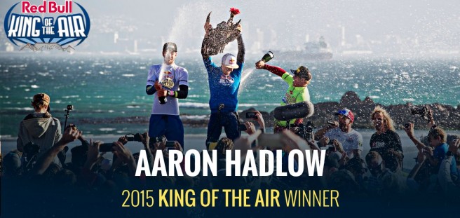 Red Bull King of the Air le kite à la sauce RedBull Aaron Hadlow