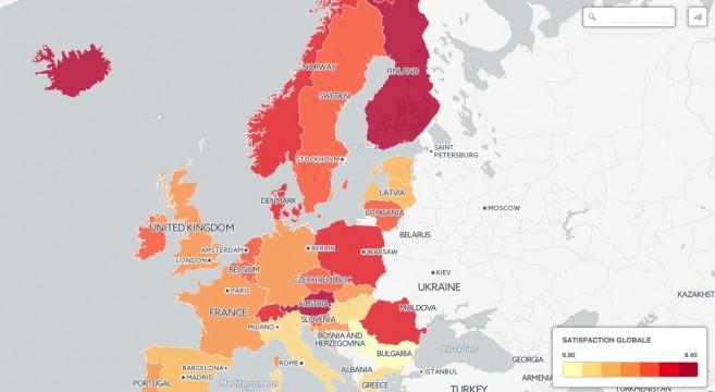 Ou se trouvent les jeunes les plus heureux d'Europe ?