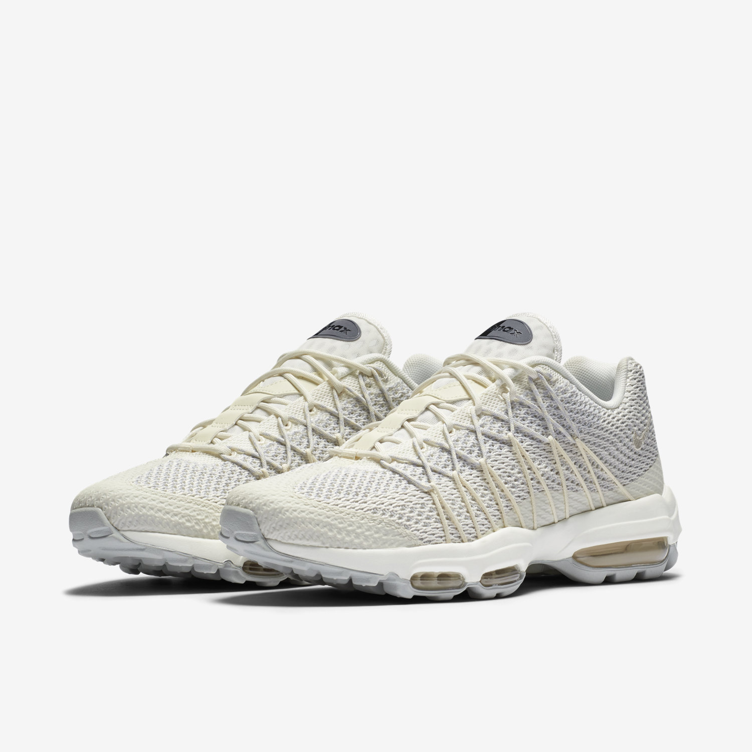 Nike Air Max 95 Ultra Jacquard coloris Beige / Blanc | Effronté