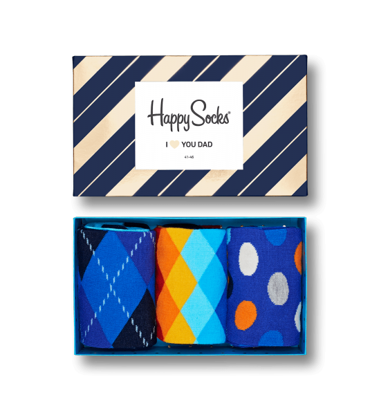 HappySocks-I Love Dad Gift Box-Sélection-Chaussettes-socks-cool-canon-drôle-hipster-effronté-01s