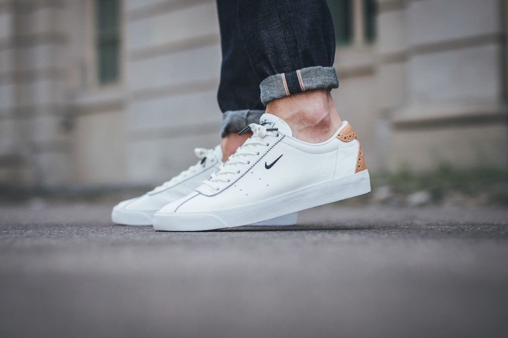 nike cuir blanc