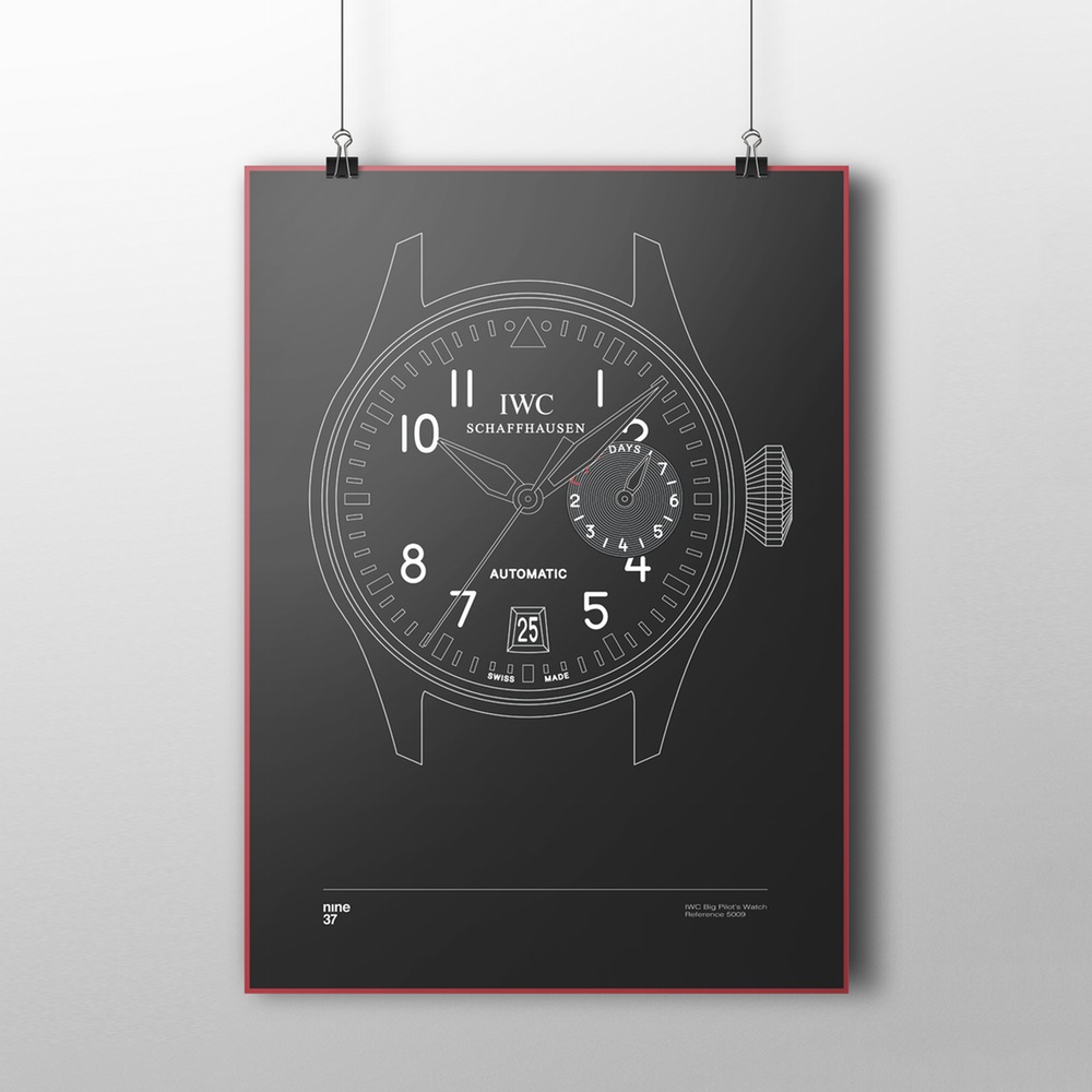 Nine37-affiches-de-montres-horlogerie-design-minimaliste-poste-qualité-rolex-patek-omega-IWC-effronté-06