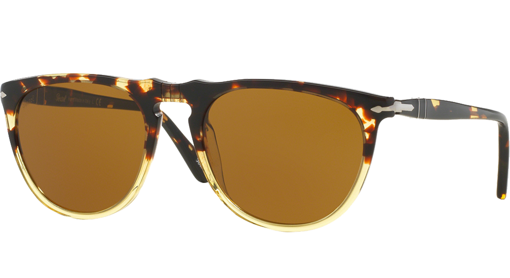 persol-3114s-vintage-celebration-ebano-e-oro-brun les lunettes de soleil idéales pour vos vacances verres mirroir miroité effronté