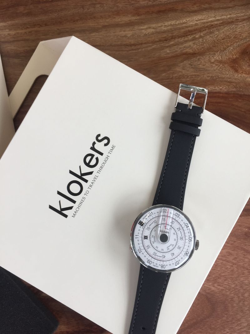 Montre Klokers KLOK-01, cadeau parfait pour la Saint-Valentin packaging expérience qualité montre cadran sens inverses effronté 09